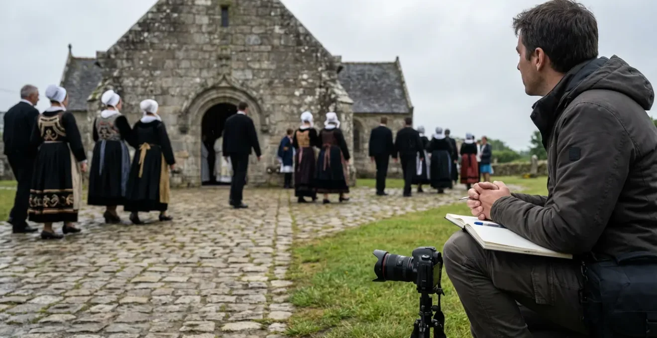 Guide visuel du comportement respectueux pour photographier un Pardon breton